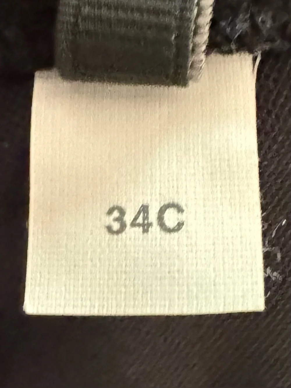EUC J.Crew Black Scalloped Bikini Top (34C)